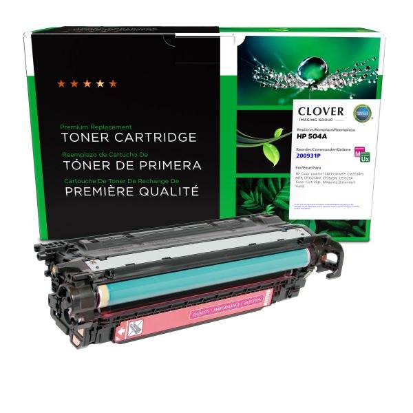 Clover Imaging Remanufactured Extended Yield Magenta Toner Cartridge for HP CE253A