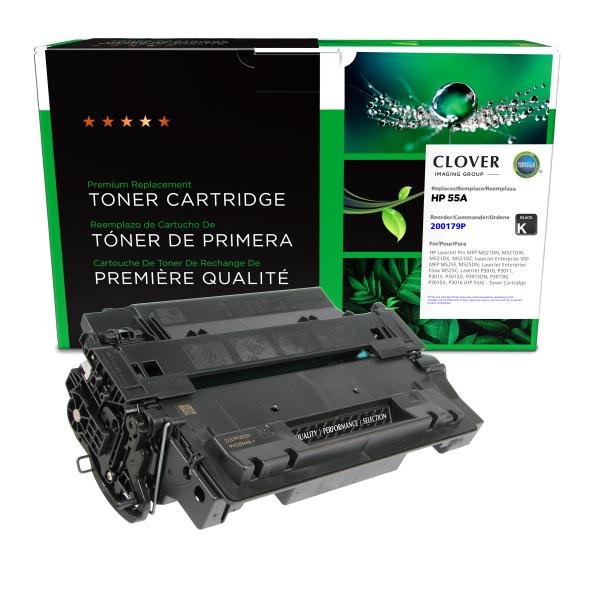 Clover Imaging Remanufactured Toner Cartridge for HP 55A (CE255A)