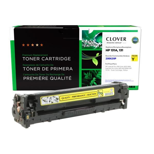 Clover Imaging Remanufactured Yellow Toner Cartridge for HP 131A (CF212A)
