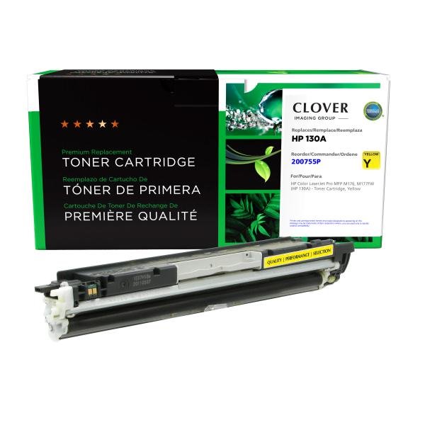 Clover Imaging Remanufactured Yellow Toner Cartridge for HP 130A (CF352A)