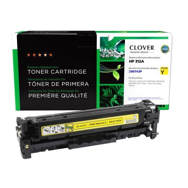 Clover Imaging Remanufactured Yellow Toner Cartridge for HP 312A (CF382A)