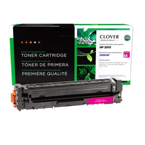 Clover Imaging Remanufactured High Yield Magenta Toner Cartridge for HP 201X (CF403X)