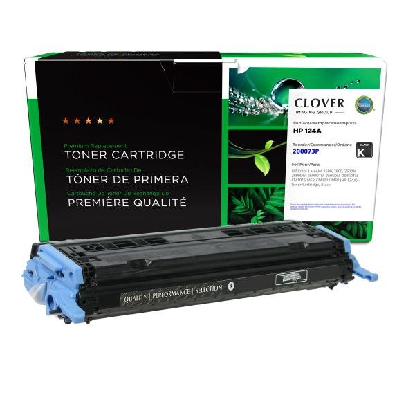 Clover Imaging Remanufactured Black Toner Cartridge for HP 124A (Q6000A)