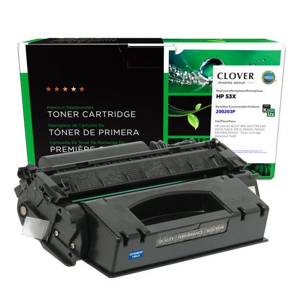 Clover Imaging Remanufactured Extended Yield Toner Cartridge for HP Q7553X