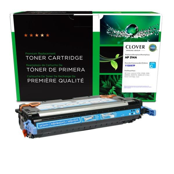 Clover Imaging Remanufactured Cyan Toner Cartridge for HP 314A (Q7561A)
